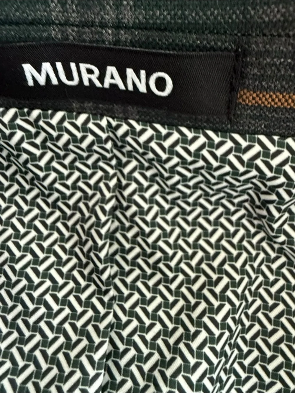 Murano Blazer Boys' Green Plaid Slim Fit Size 10/12 NWT